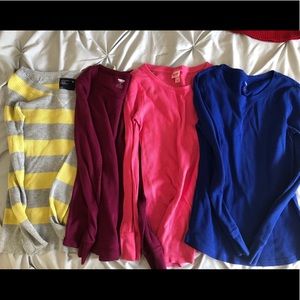 Lot of medium waffle knit shirts